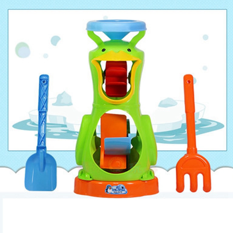 Children&#39;s Beach Sandglass Toy Set Large Sandglass Shovel Sand Bucket Sand Pond Toy For Baby Children Bathroom