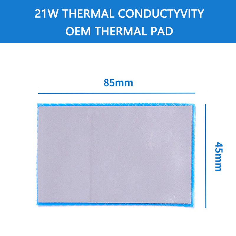 UPSIREN OEM Thermal Pad Silicone Plaster Thermal Pad CPU GPU Card Water Cooling Mat 100X100mm Heatsink Cooling pad: 1mm / Blue