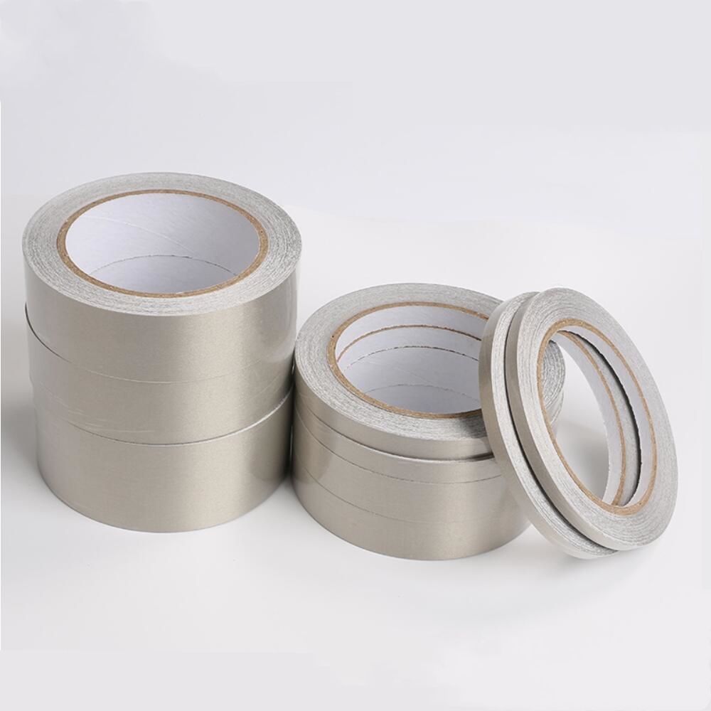 20 Meter Silver Conductive Fabric Cloth Tape Single-Sided For Laptop Cellphone LCD EMI Shielding Adhesive Tape