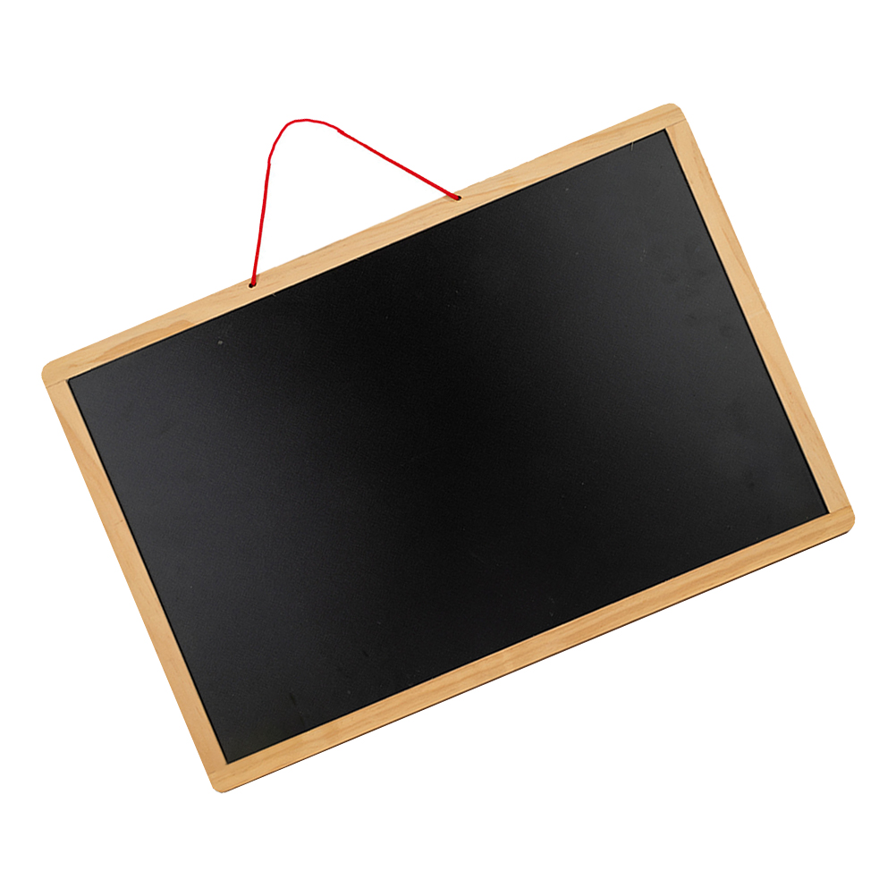 Desktop Whiteboard Magnetische Berichtornamenten Dubbelzijdig Houten Koffieshop Krijtbord