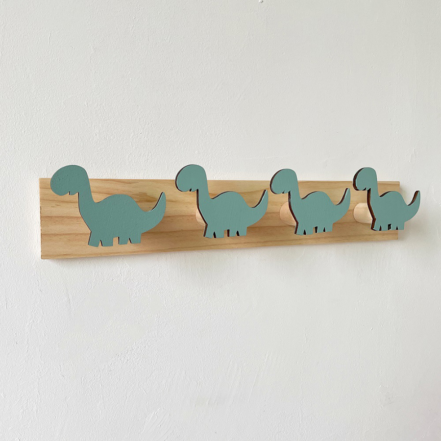 Gancho de dinosaurio para colgar abrigos montado en la pared, almacenamiento de toallas, ganchos para sombreros, dormitorio, baño, llaves, ganchos de pared de dibujos animados para el hogar