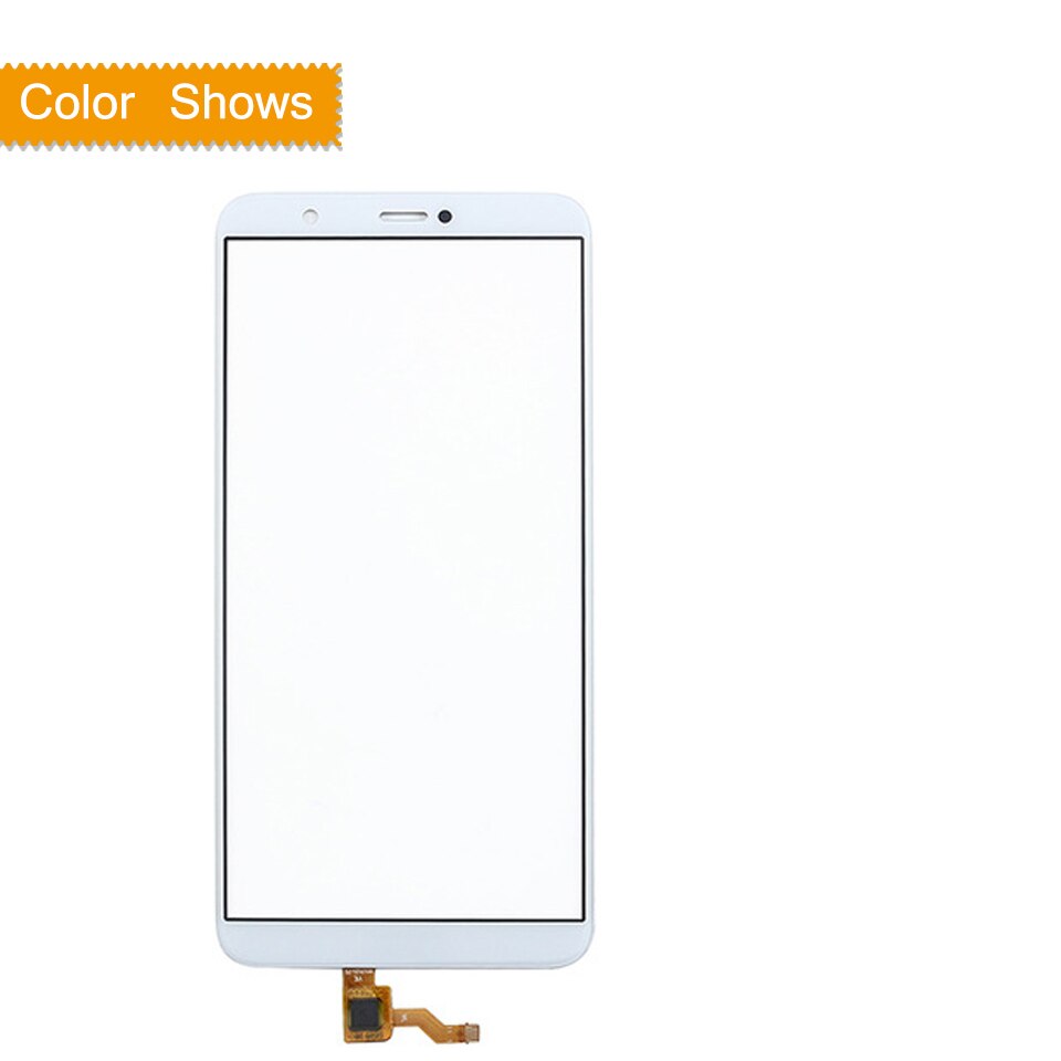 10 Uds para Huawei P inteligente FIG-LX1 LX2 FIG-L21 FIG-L22 disfrutar 7S 7 pantalla táctil del Sensor del Panel digitalizador de vidrio frontal de la pantalla táctil: Blanco