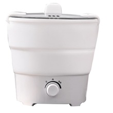 Foldable Electric Frying Pan Kettle Heated Food Container Heated Lunch Box Cooker Portable Multifunctional Thermal Cooker US