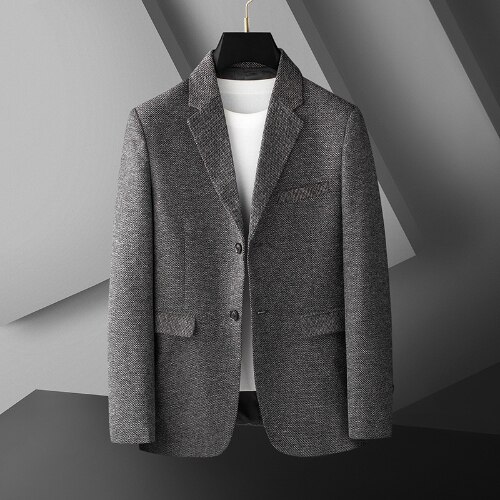 Heren Pak Heren Casual Jassen Jassen Voor Heren Casual Mode Pak Pure Kleur Hot Stempelen Business Gentleman Revers Pak Designer Pak, Groen, L