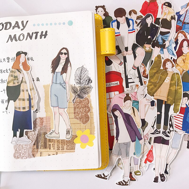 30pcs Couples stickers beautiful stickers /decorative sticker /DIY craft photo albums