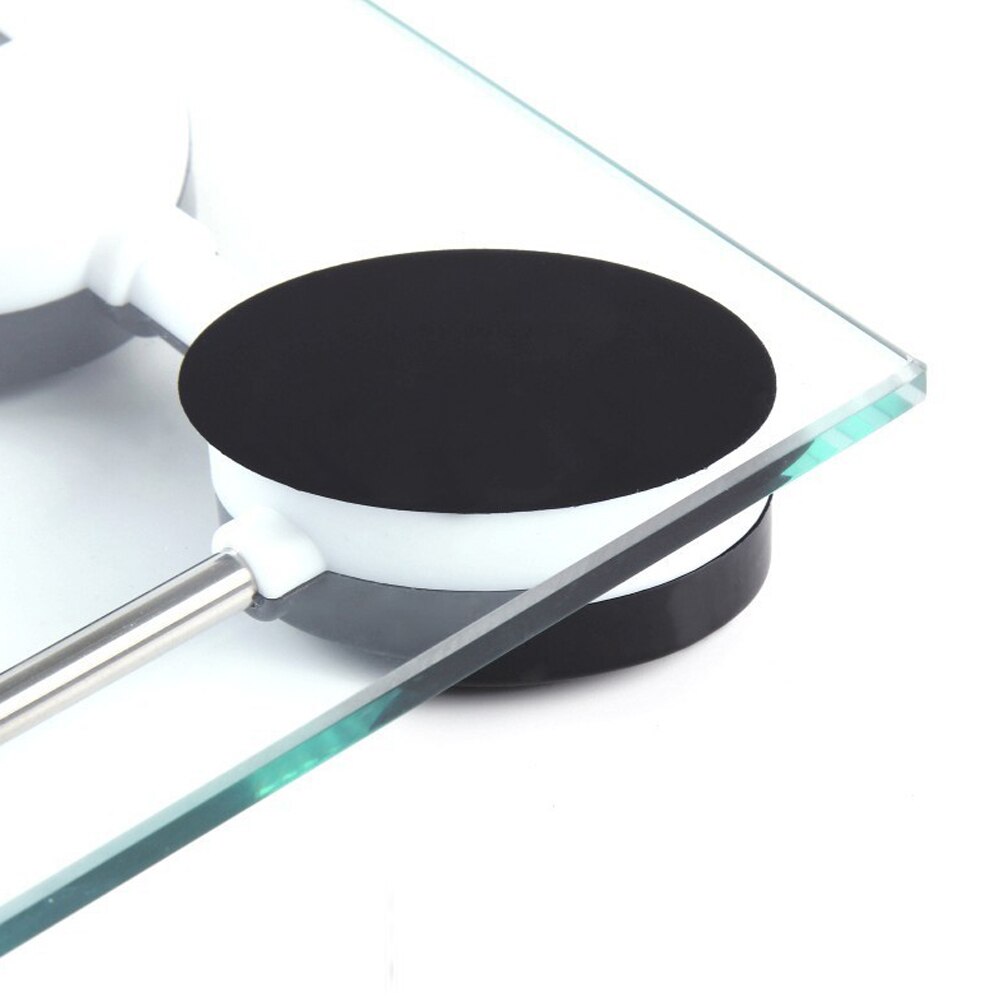 Digital Body Weight Bathroom Scale with Step-On Technology and Tempered Right Angle Glass Balance Platform 400lb/180kg 28cm