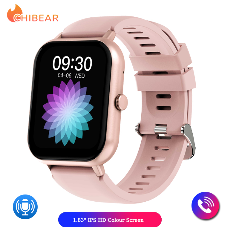 Nowy Smartwatch 2025 Dla Kobiet i Mężczyzn Prezent Pełny Ekran Dotykowy Zegarki Sportowe zdatność Połączenia Bluetooth Smartwatch Damski Dla Androida i iOS: żółty