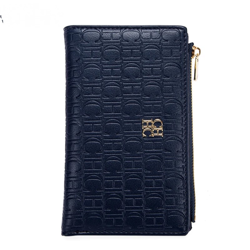 CHCH Einfache quadratische kurze Geldbörse für Damen, kleine Geldbörse, Damen-Geldbörse, Münze, Deluxe-Beutel, Geldbörse, Kartenclip, tragbare Tasche
