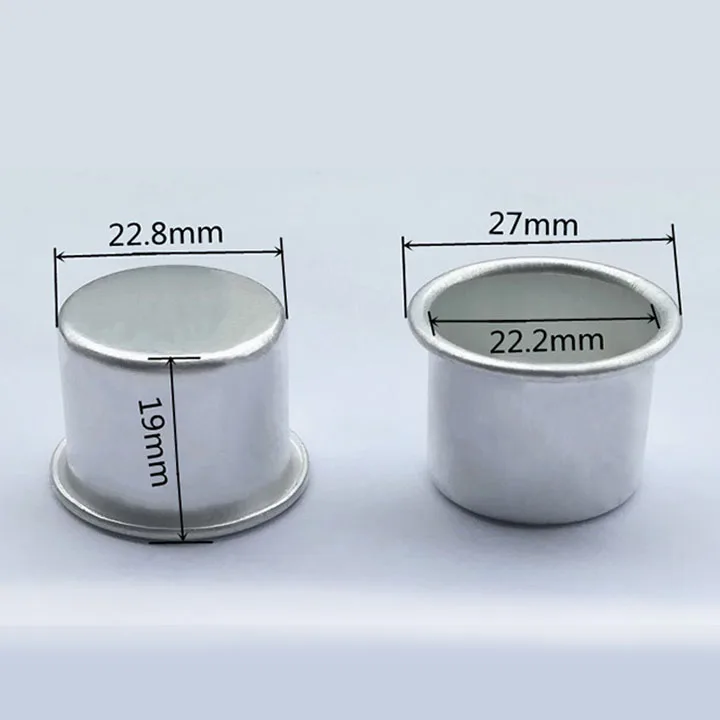 10 małe aluminiowe kubeczki na świece, małe etui na świece, złote/czarne/srebrne, chroniące przed kapaniem, dekoracja na imprezę świąteczną