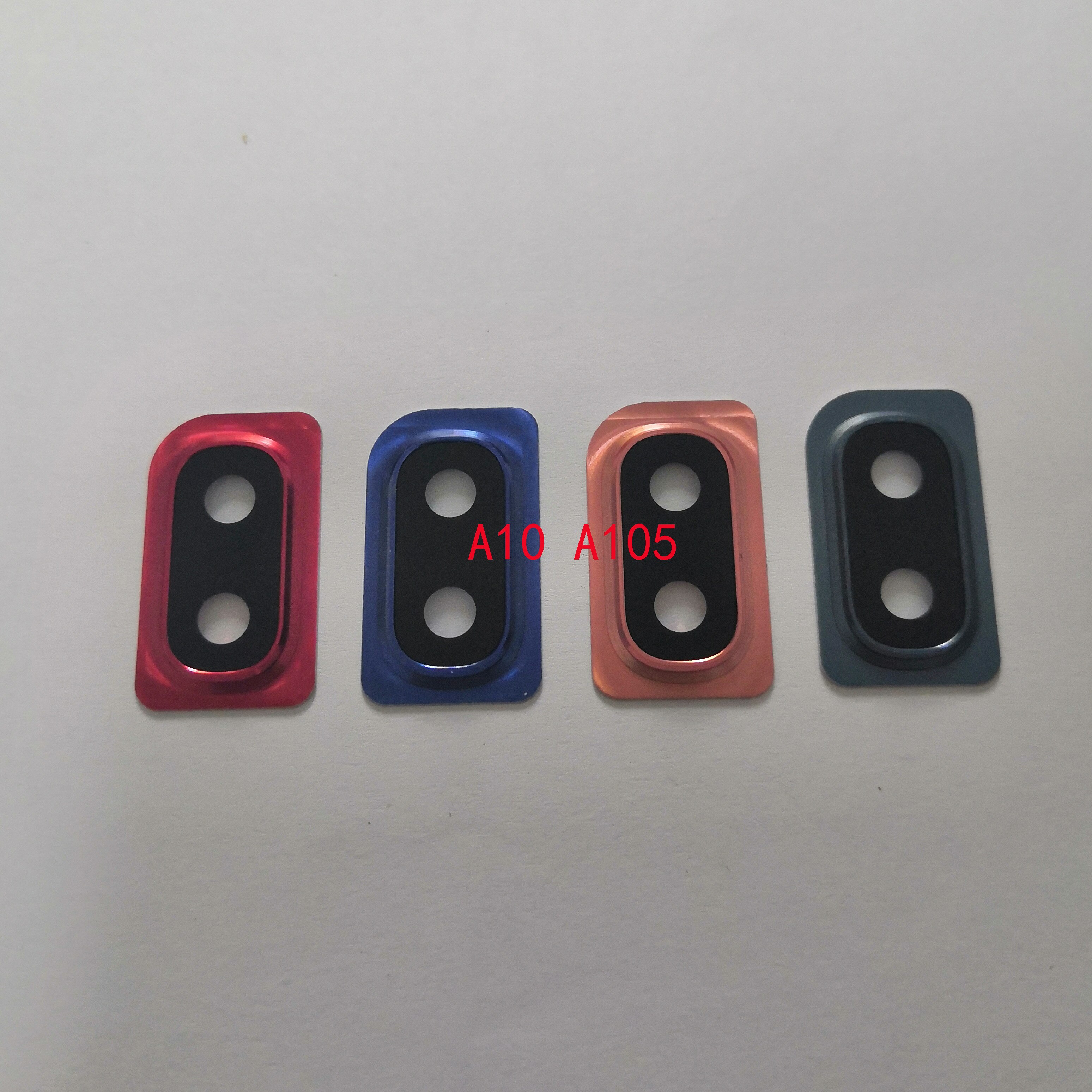 Back Rear Camera Lens Glass Cover Ring with Adhesive Glue for Samsung Galaxy A10 A30 A40 A50 A70 A105 A205 A305 A405 A505 A705