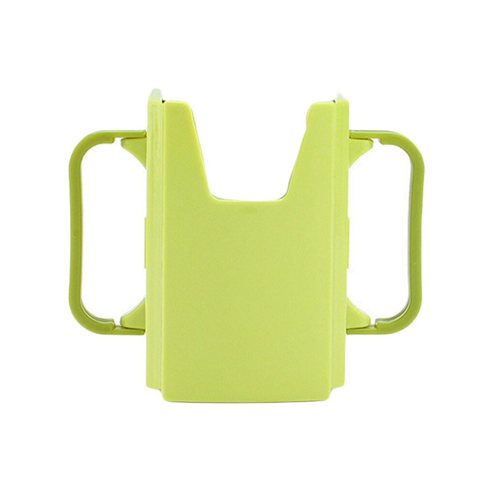 1Pcs Telescopic Baby Toddler Juice Milk Safety Box Bottle Cup Holder with Handles Baby Feeding Supplies Tableware Cup Box: Green