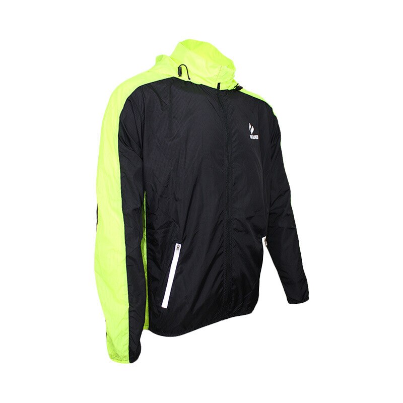 Arsuxeo Hooded Ademende Fietsen Waterdicht Winddicht Jas Outdoor Sport Reflecterende Wandelen Vissen Camping Fietsen Jas