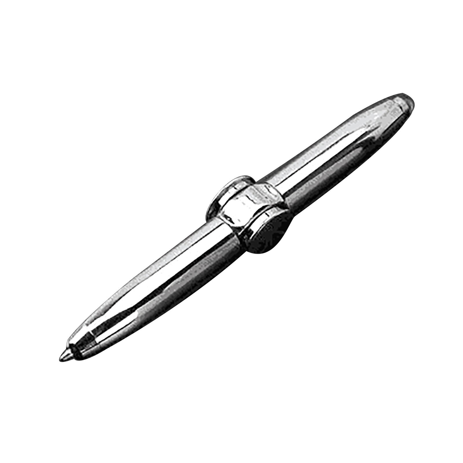 Giroscopio de descompresión giratorio LED multifunción Bolígrafo de Metal descomprimir la pluma giratoria, bolígrafo de descompresión: C