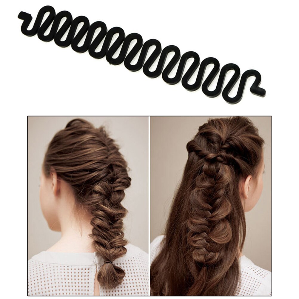 Hair Braided Styling Tool Ponytail Loop Styling Tools Hair Braid Maker Women Girls Braider Hook Edge Twist Curler