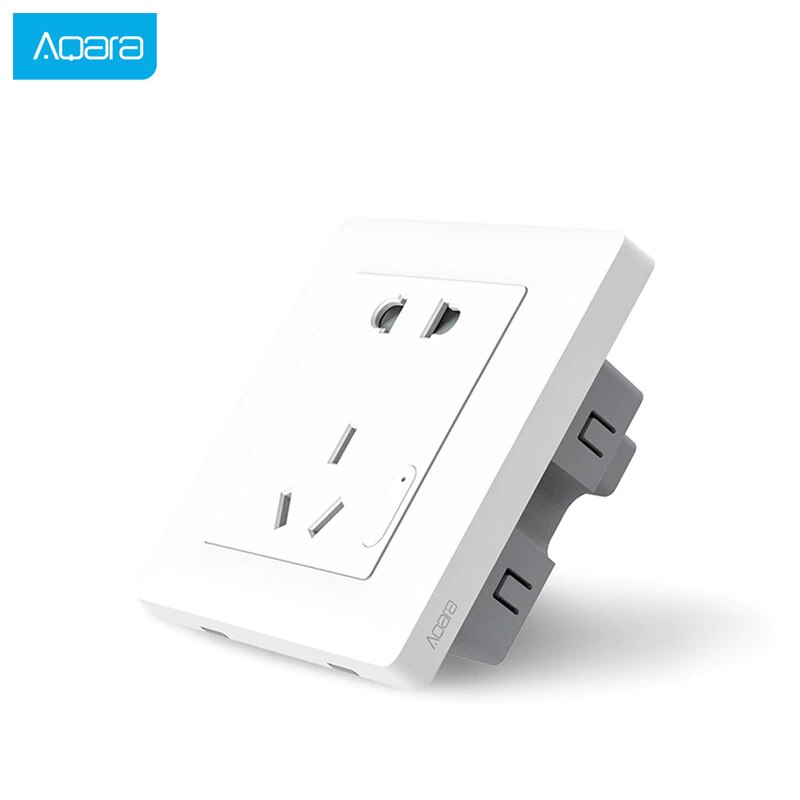 Aqara smart socket wall switch socket Plug zigbee app Wireless remote control smart socket smart home For MIhome app: 1PCS