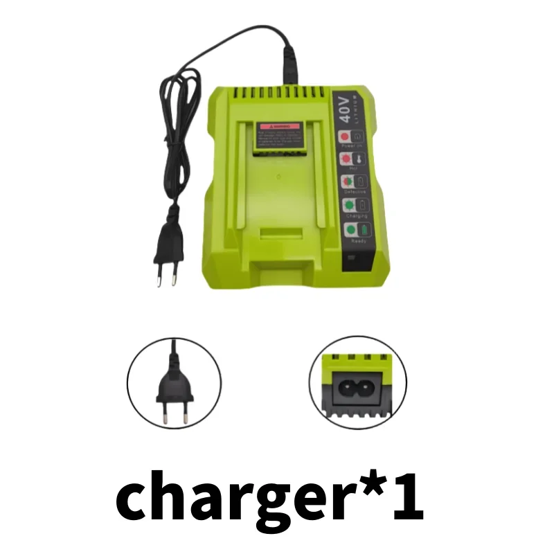 For Ryobi 7Ah 40V Li-ion Rechargeable Battery For Ryobi RY40502 RY40200 40V OP4050 OP4026 OP40401 Cordless Power Tools Battery: Brown