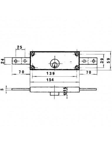 Serrure Lince 5511 Bichromatée