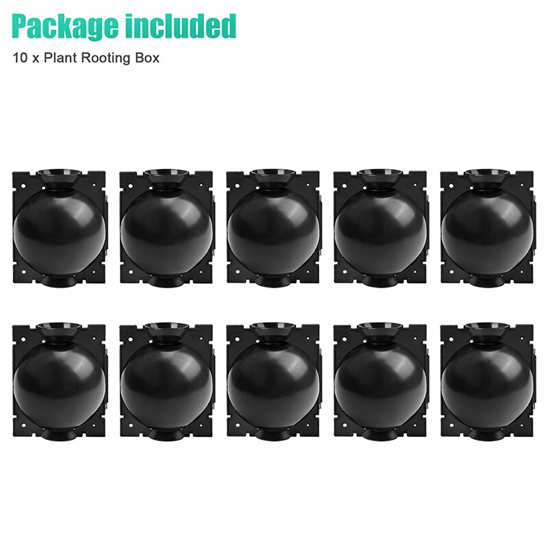 10 Stuks Plant Wroeten Hoge Druk Voortplanting Bal Graft Box Grow 5Cm Professionele Planten Wortel Groeiende Dozen Gereedschap