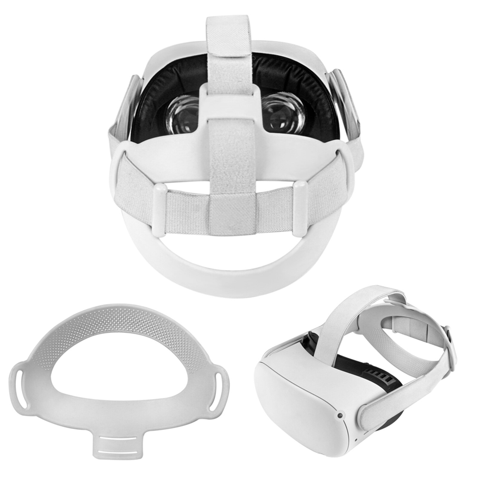 Für Oculus Suche 2 Stirnband Kissen Abnehmbare Professionelle VR Kopfhörer Pad TPU Druck-linderung Befestigungs Rahmen Für Suche2