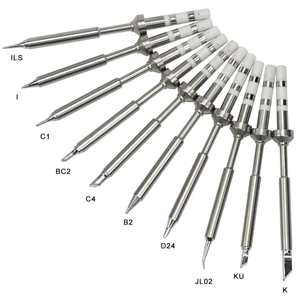 TS100 Mini Soldeerbout Digitale Soldeerbout Tip Vervanging Bit Hoofd B2 BC2 C4 D24 K Ik Ku Ils C1 lood Gratis