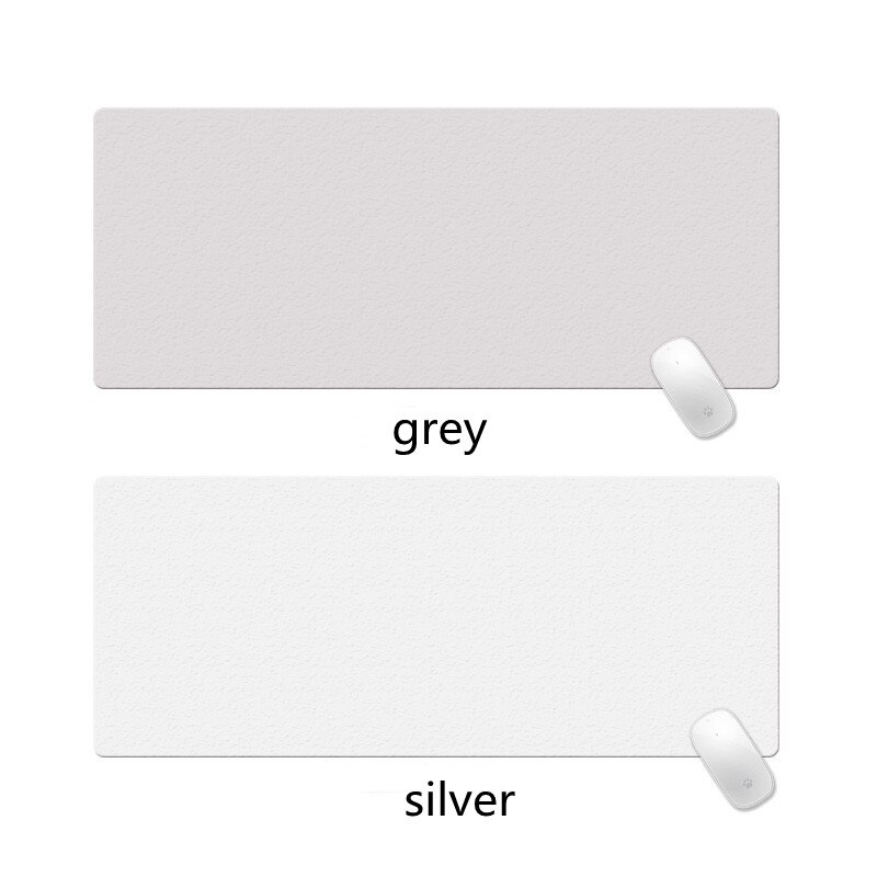 PU Leather Mouse Pad Laptop Computer Desk Mat Home Office Waterproof Anti-slip Modern Keyboard Mice Pad Writing Mat: 21x26cm G