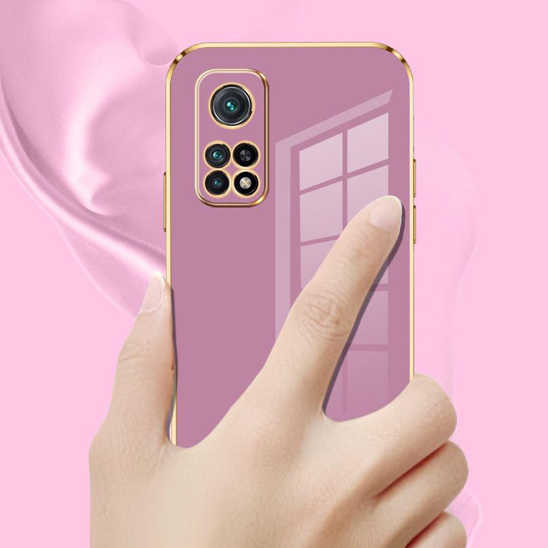 For Xiaomi 10T Case Xiaomi Mi 10T Pro 5G Phone Case M2007J3SG M2007J3SY M2007J17C Luxury Square Plating Shockproof Back Cover