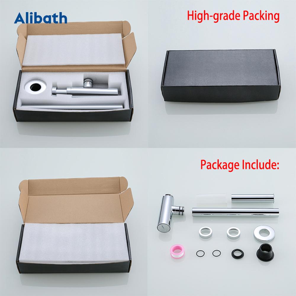 Basin Bottle Trap Brass Bathroom Sink Siphon Drains P-TRAP Pipe Waste, Chrome.