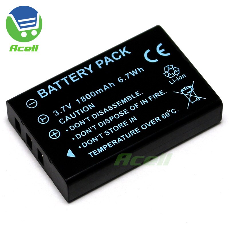 NP-120 Batterij Voor Ordro HDR-AC1 HDR-AC3 HDR-AC5 HDR-AZ50 HDV-D395 D325 D320 D300 D200 D80S V12 V88 V7 Plus Camcorder: 1Battery