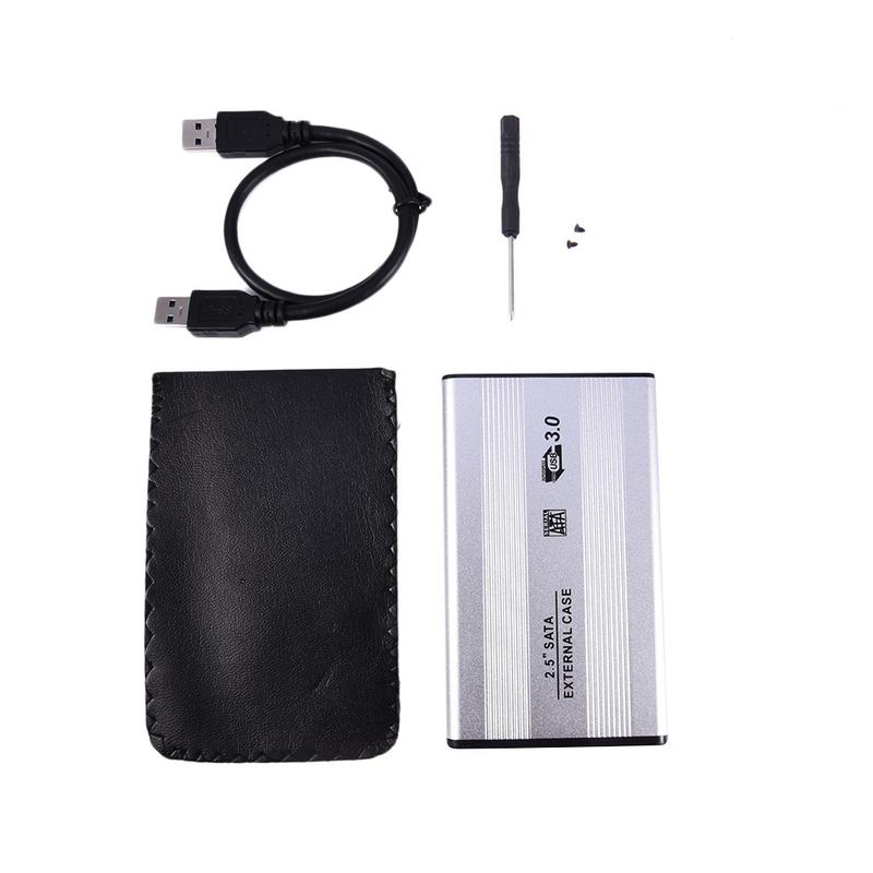 2.5 "USB3.0 SATA3.0 Hard Drive Case Hard Disk Case Externe HDD Behuizing Ondersteunt 3 TB Transmissie UASP Protocol