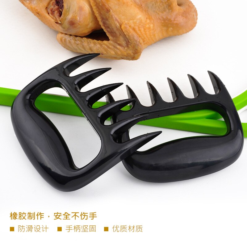 Tableware Meat Splitter Bear Claw Shredder Barbecue Fork Heat Resistant BBQ Ultra Sharp Blades Separator