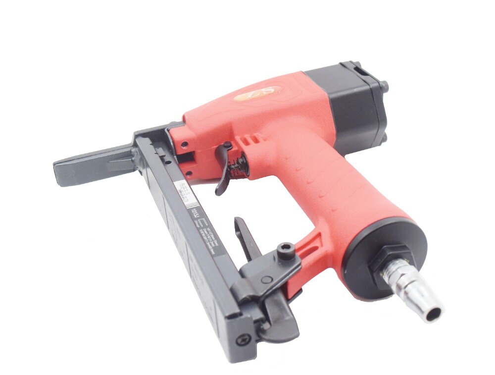 HY 1013JL Pneumatic Nail Gun Air Stapler Gun Tool Brad Long Head Gun U Style Lengthened Furniture Wood Sofa Work