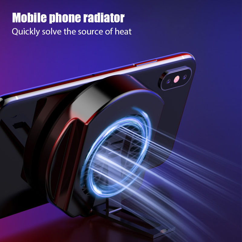 Universal Mobile Phone Radiator Gaming Phone Cooler Adjustable Portable Holder Heat Sink For iPhone Samsung Huawei Xiaomi