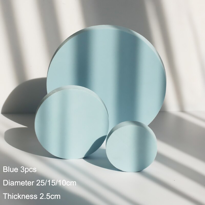 Geometry Cube Photo Props Ins Style Beauty Shooting Posing Props Decorative Ornaments Photography: PEACOCK BLUE