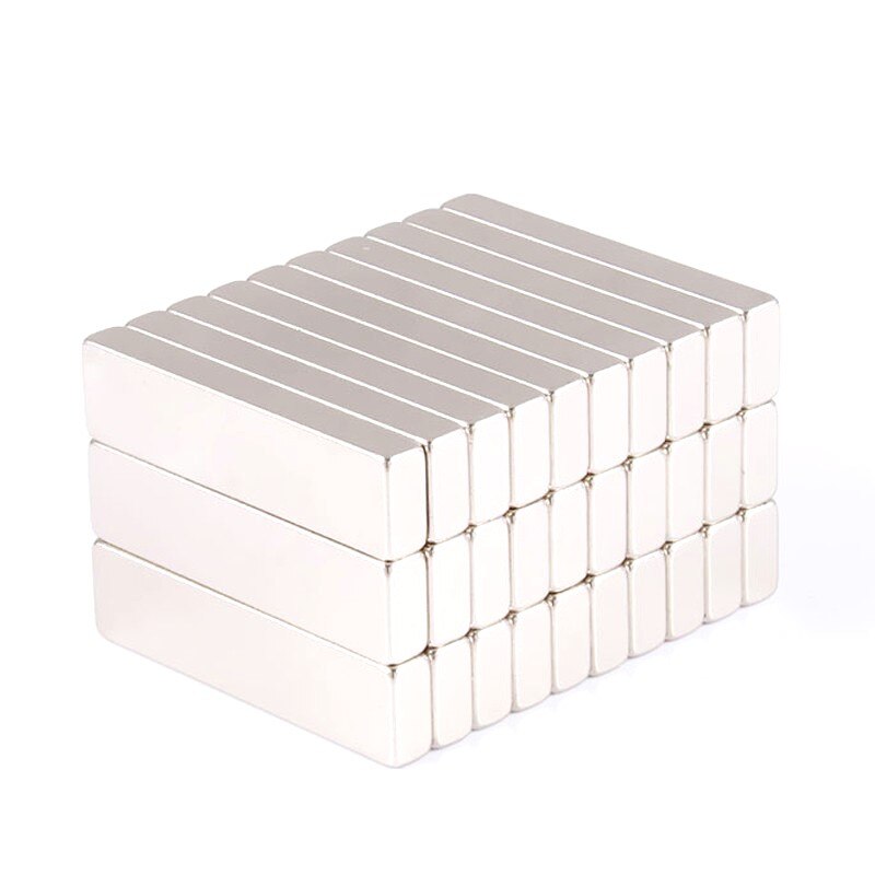 10/20Pcs N52 40X10X4 Mm Super Sterke Vel Zeldzame Aarde Magneet Dikte 4 Mm blok Rechthoekige Neodymium Magneten 40Mm X 10Mm X 4 Mm