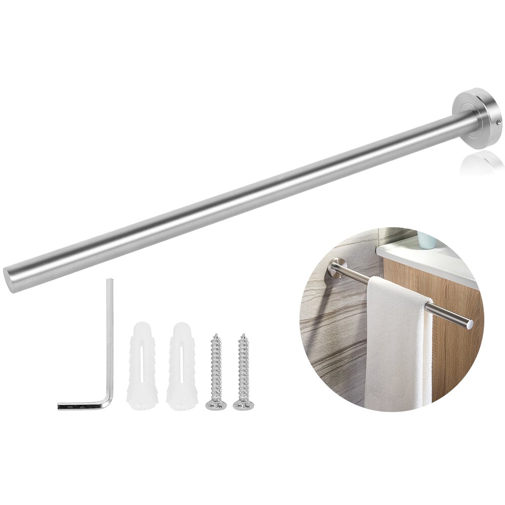 Handdoek Houder 40Cm Rvs Keuken Badkamer Handdoek Houder Voor Handdoeken Bar Rail Hanger Handdoekenrek Wf