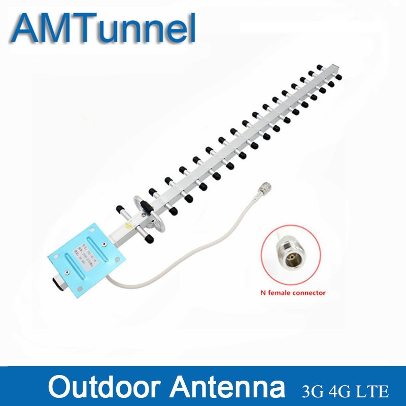 3G 4G antenna 1710-2170Mhz yagi outdoor antenna N female 20dBi directional for Mobile signal boosters amplifiers