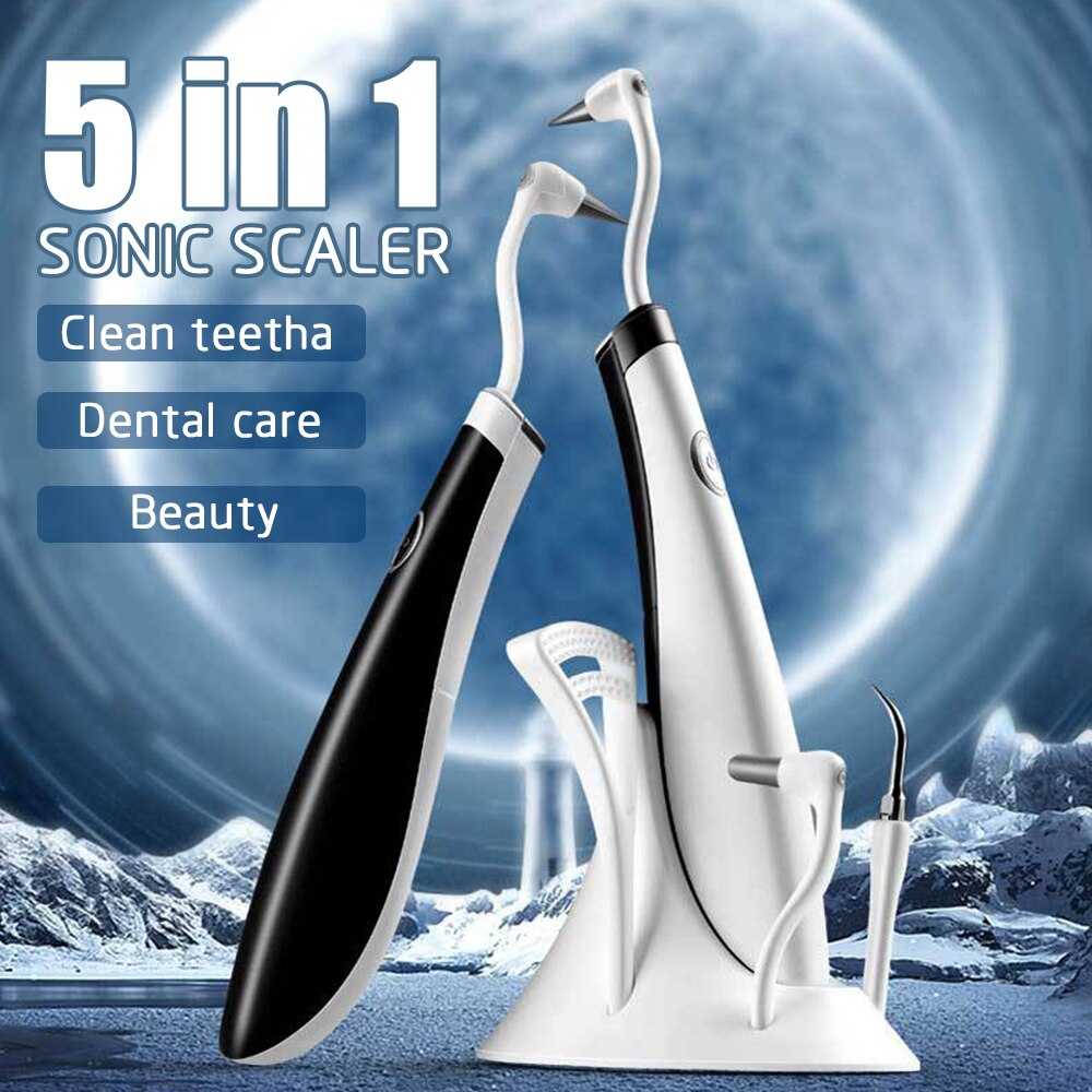 Dental Ultrasonic Scaler Handpiece Detachable Ultrasonic 5-in-1 with LED lighting With stand