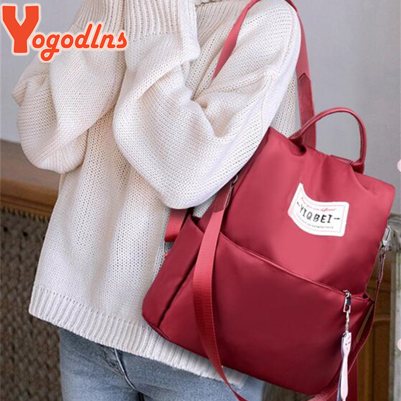 Yogodlns – sac à dos Oxford pour femmes, sac à bandoulière Style Preppy pour adolescentes, , sac de jour Anti-vol