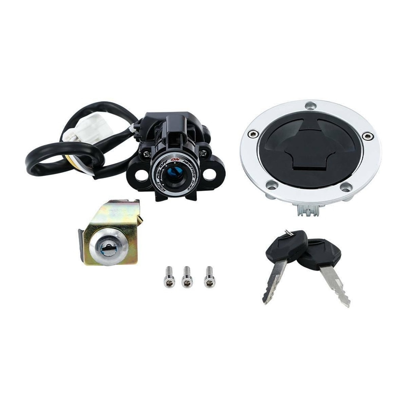 Gas Fuel Cap Seat Lock Keys Ignition Switch Fit For Kawasaki Z1000 15