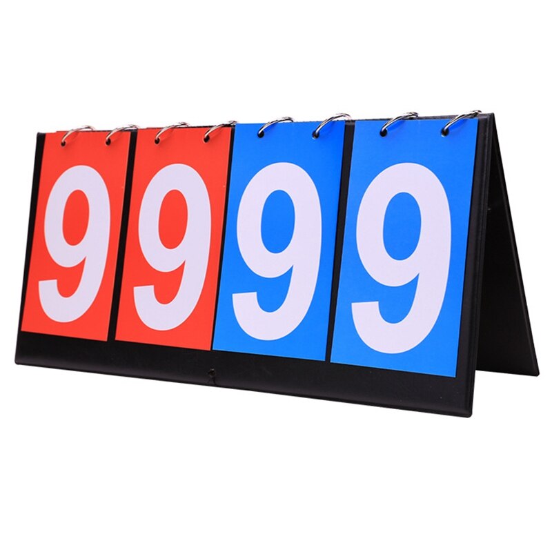 4 Digit Score Board Basketball Soccer Scoreboard for Basketball Football Badminton Volleyball Table Tennis