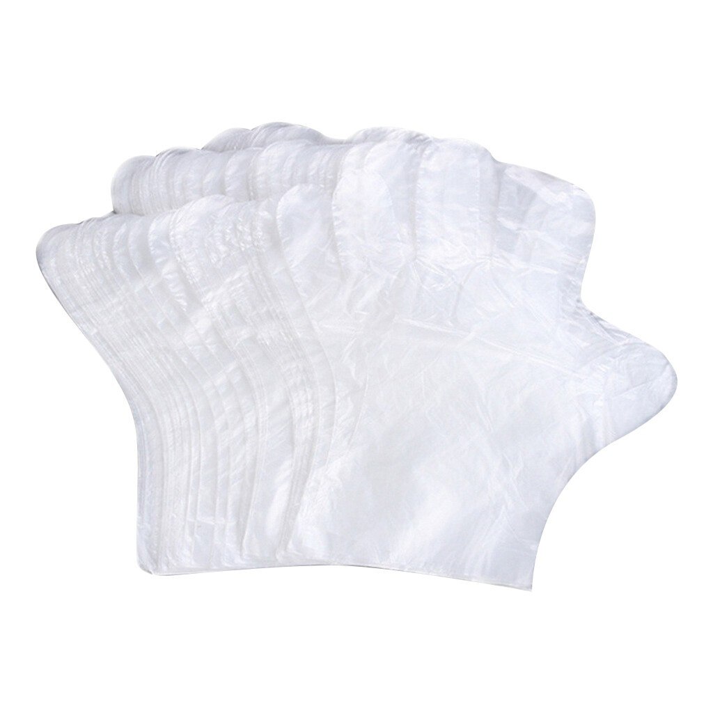 100pc plastic wegwerphandschoenen, doorzichtig, tuin, restaurant, thuis, eten, bakken, gereedschap, hoge kwaliteit 4.8: Default Title