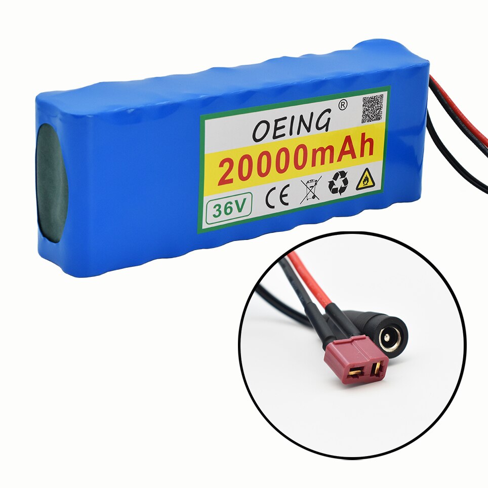 Nieuwste originele 36v 20ah 10 s 2p 18650 oplaadbare batterijpack 20000 mah, aangepaste fietsen, elektrische voertuigen 42v bescherming