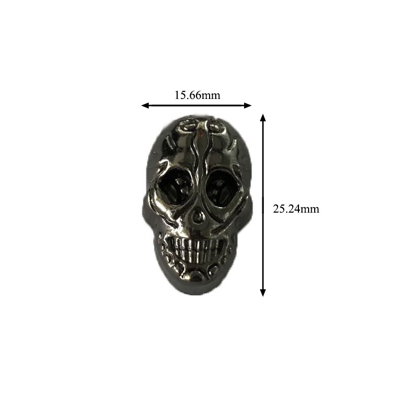 XUNZHE – vis tête de mort en alliage Punk, 10 pièces, Rivet pour bricolage, sac en cuir, chaussures, chapeaux, ceinture, décoration de vêtements