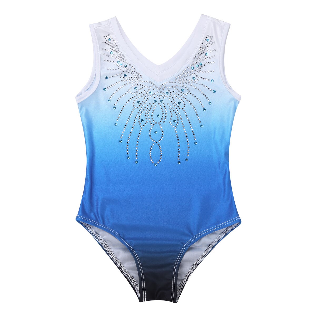 Msemis ballerina dans klädsel balett dans trikåer barn flickor glänsande strass rytmisk gymnastik leotard dans kostymer
