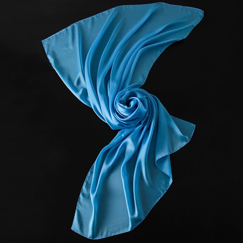[aetrends] 12 enfärgade scarf siden filt scarf dam scarves z -3060