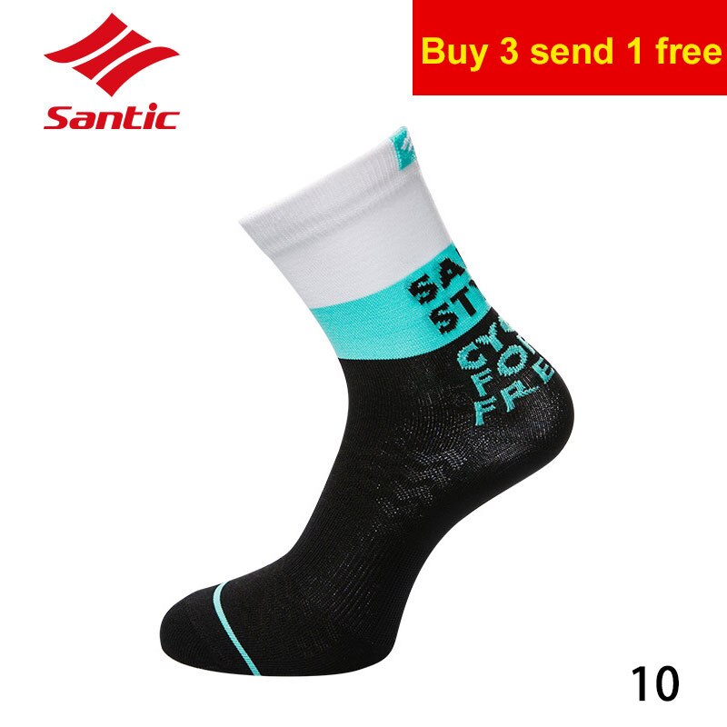 SANTIC pro Bike skarpety rowerowe mężczyźni kobiety skarpety sportowe antypoślizgowe oddychające skarpety trekingowe rowerowe wyposażenie do jazdy 13 Style: 10-1 pair