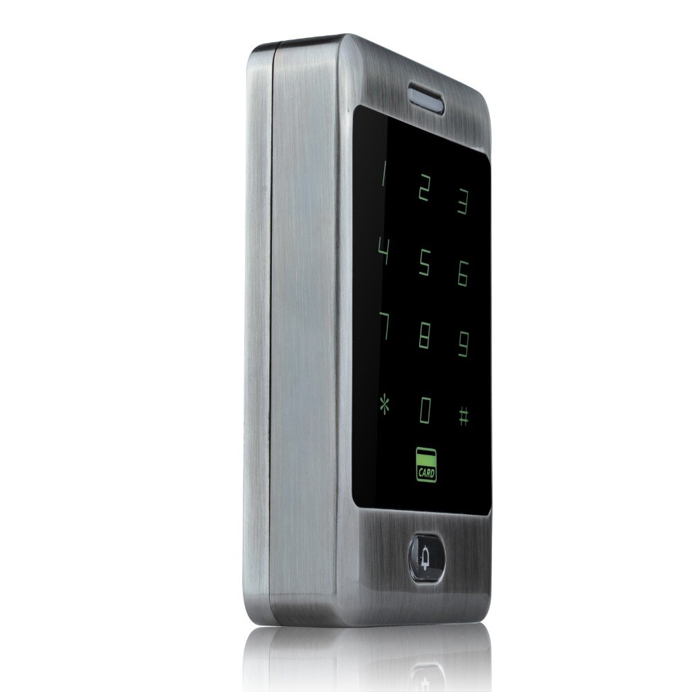 5YOA RFID Toegangscontrole Waterdicht 125 khz Touch Toetsenbord Deur Access Control System met KDL Metal Case Shell Backlight Toetsenbord
