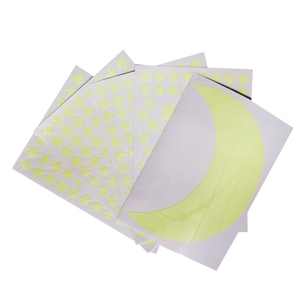 338Pcs Sterren Glow Stickers Lichtgevende Muurstickers Glow In The Dark Decals Voor Kids Baby Kamers Fluorescerende Stickers Thuis decor
