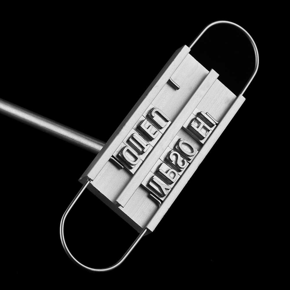 1 Set Grill DIY Steak Meat Branding Iron Signature Name Marking Stamp BBQ Changeable Letters Signature Iron