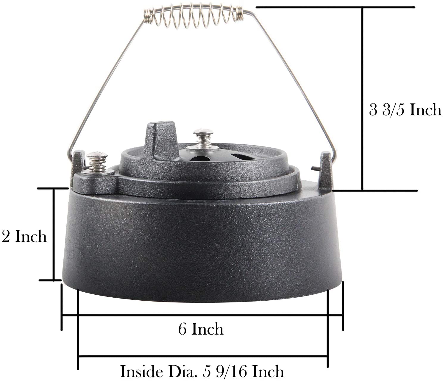 1/pcs Cast Iron Vented Chimney Cap bbq accessories grill accessories kitchen Smoker